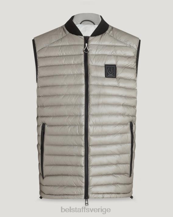 Kläder Belstaff flygplansgilet ultralätt dunsilver män 46HH6107